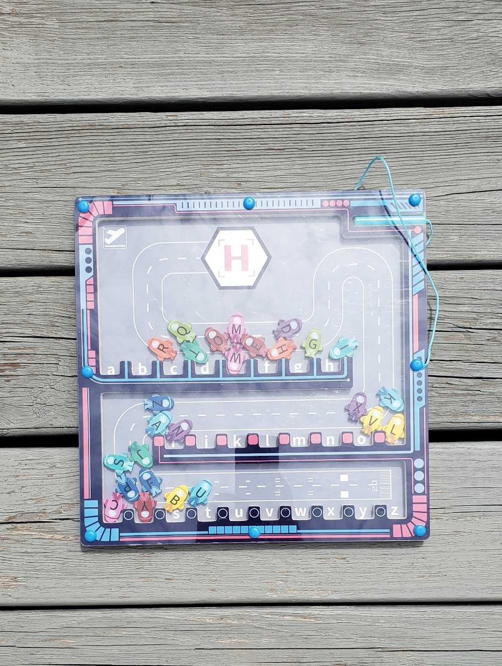 Alphabet Magnetic Maze Wooden Toy Puzzle